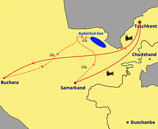 Radtour durch Usbekistan "Von Buchara nach Samarkand" (15 Tage)