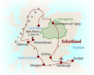 Schottland Rundreise (11 Tage)