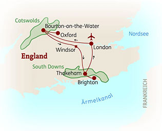 Rundreise durch Südengland "Wandern & Kultur" (8 Tage)